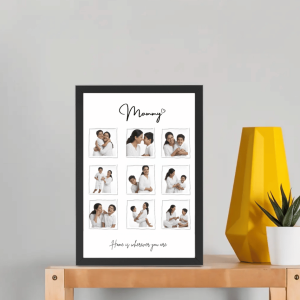 personalized mommy photo frame – elegant family love gift
